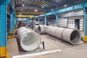 AEM Emissions Management fabricates noise suppression and air emissions control equipment, auxiliary power plant equipment, and oil & gas components in 90,000 square feet of its own plant space in Monterrey, Mexico. Third party fabrication space up to 450,000 square feet throughout Mexico supplement AEM operations, including ASME shops for heat recovery steam generators and pressure vessel fabrication. (CNW Group/ATCO Emissions Management)