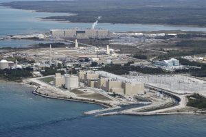 An aerial view of the Bruce Power site in Kincardine, Ontario. (CNW Group/Bruce Power)