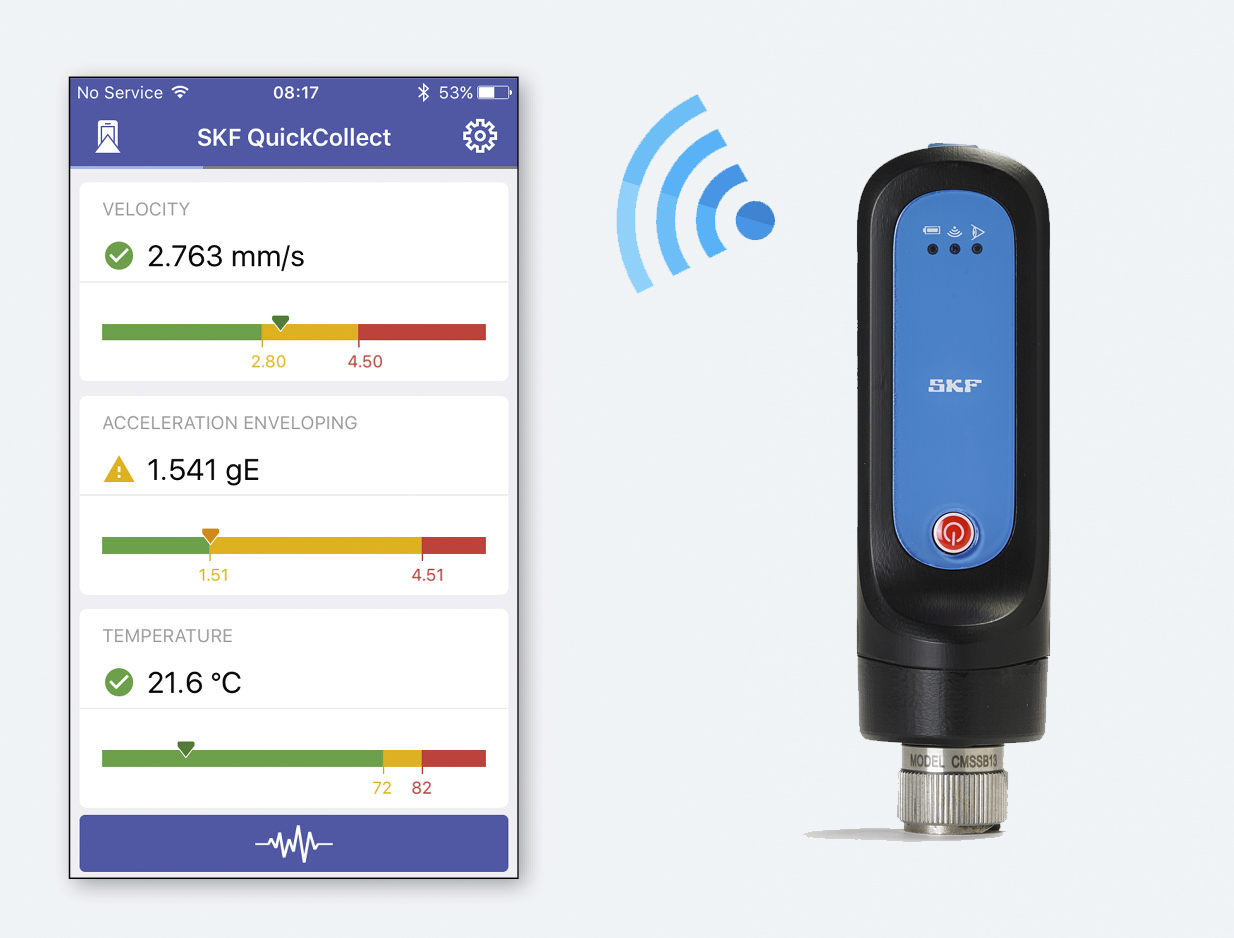 Bluetooth enabled handheld sensor captures velocity, acceleration ...